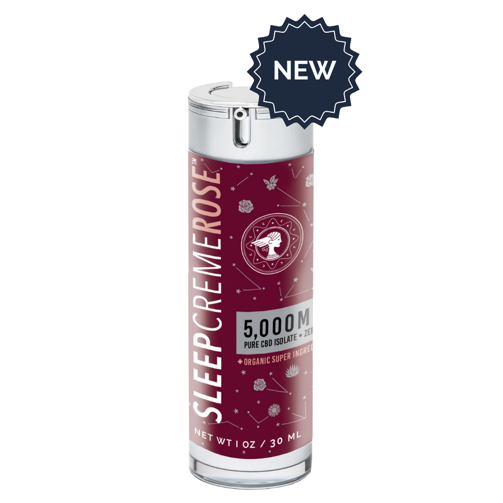 Bulgarian Rose Scented SleepCreme 5K, 5000mg