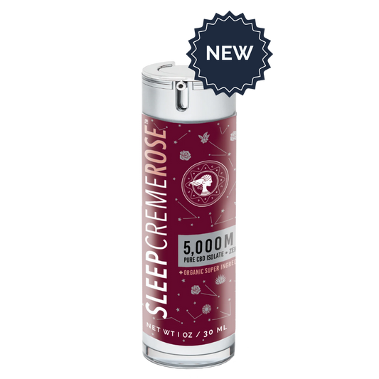 Bulgarian Rose Scented SleepCreme 5K, 5000mg