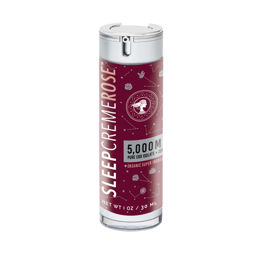 Bulgarian Rose Scented SleepCreme 5K, 5000mg
